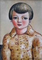 Портрет девојчице црне косе (1934)